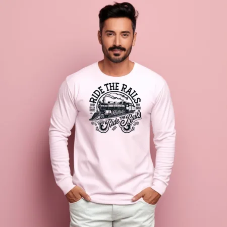 Men's Ride The Rails Graphics Printed Sweatshirts