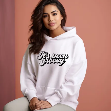 Women's It's Been Groovy Graphics Printed Hoodies