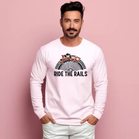 Men's Ride The Rails Graphics Printed Sweatshirts