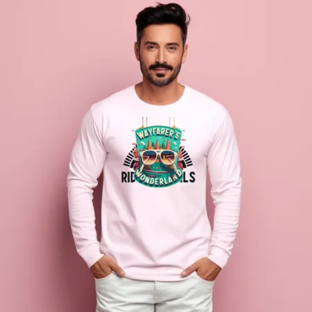 Men's Wayfarer's Wonderland Graphics Printed Sweatshirts