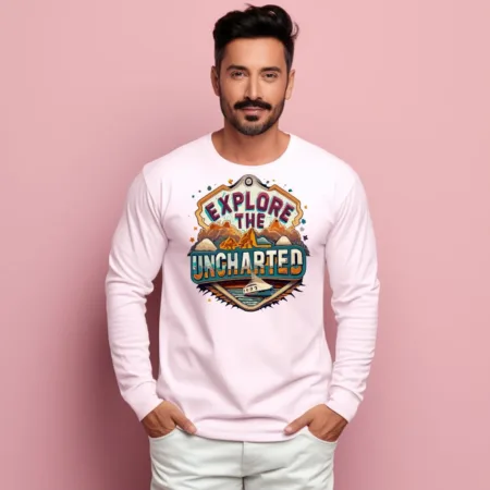 Men's Explore The Uncharted Graphics Printed Sweatshirts