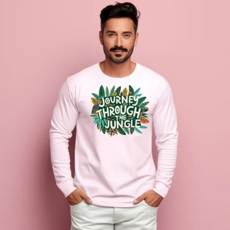 Men's Journey Through Jungle Graphics Printed Sweatshirts