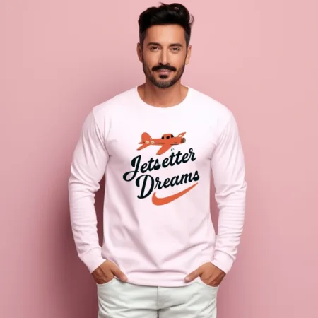 Men's Jetsetter Dreams Graphics Printed Sweatshirts
