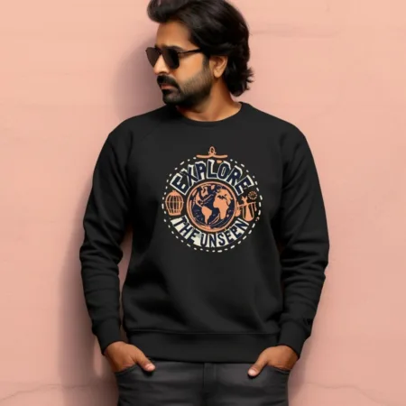 Men's Explore The Unseen Graphics Printed Sweatshirts