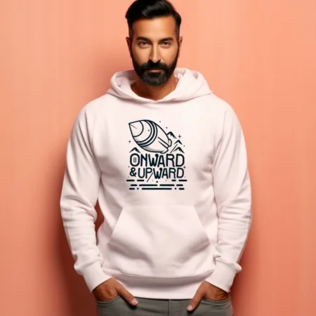 Men's Onward & Upward Graphics Printed Hoodies