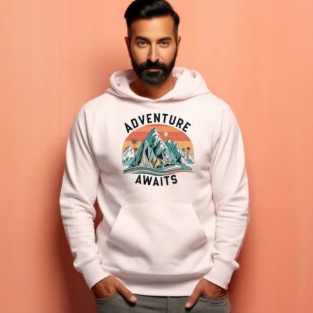 Men's Adventure Awaits Graphics Printed Hoodies