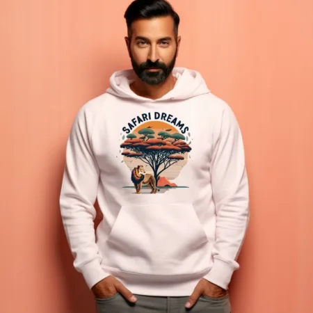 Men's Safari Dreams Graphics Printed Hoodies