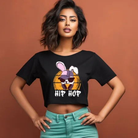 Women's Hip Hop Graphics Printed Crop Tops