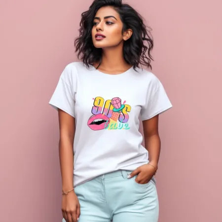 Women's 90'S Babe Graphics Printed T-Shirt