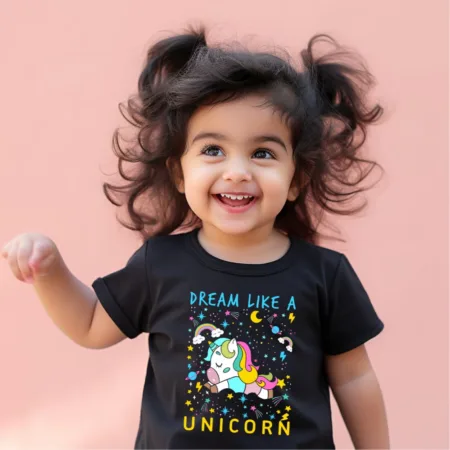Toddler's Dreams Like A Unicorn Graphics Printed T-Shirt