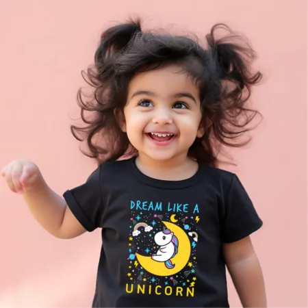 Toddler's Dream Like A Unicorn Graphics Printed T-Shirt
