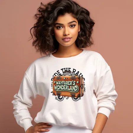 Women's Wayfarer's Wonderland Graphics Printed Sweatshirts