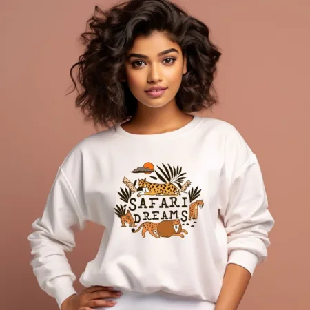 Women's Safari Dreams Graphics Printed Sweatshirts
