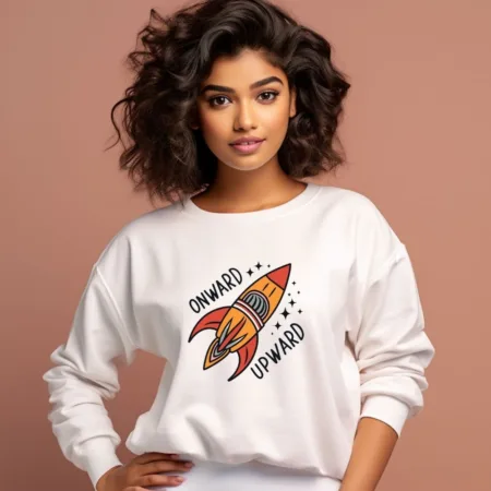 Women's Onward Upward Graphics Printed Sweatshirts