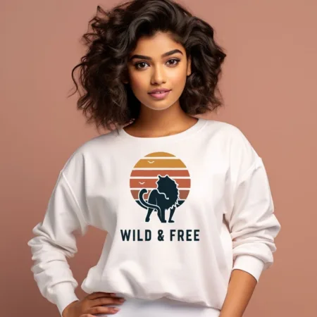 Women's Wild & Free Graphics Printed Sweatshirts