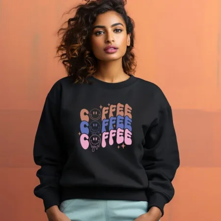 Women's Coffee Graphics Printed Sweatshirts