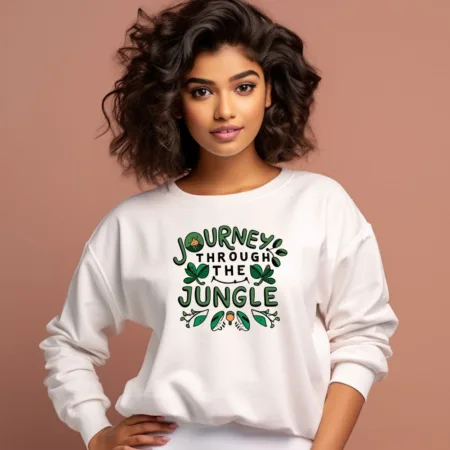 Women's Journey Through The Jungle Graphics Printed Sweatshirts