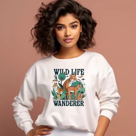 Women's Wildlife Wanderer Graphics Printed Sweatshirts