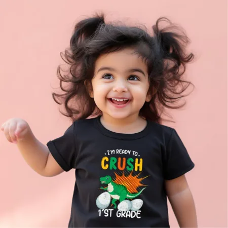Toddler's I'm ready to Crush 1st Grade Graphics Printed T-Shirt