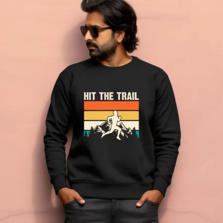 Men's Hit The Rail Graphics Printed Sweatshirts