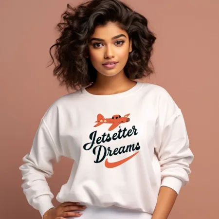Women's Jetsetter Dreams Graphics Printed Sweatshirts