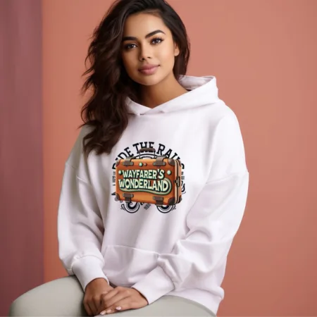 Women's Wayfarer's Wonderland Graphics Printed Hoodies