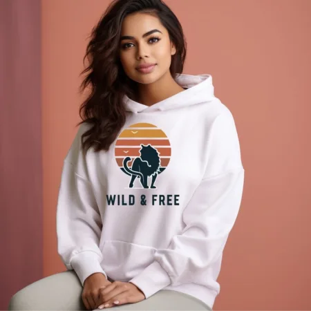 Women's Wild & Free Graphics Printed Hoodies