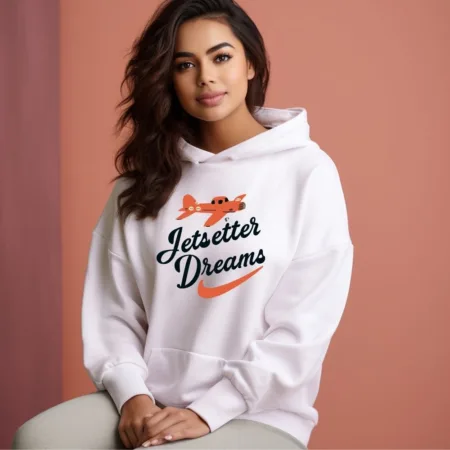 Women's Jetsetter Dreams Graphics Printed Hoodies