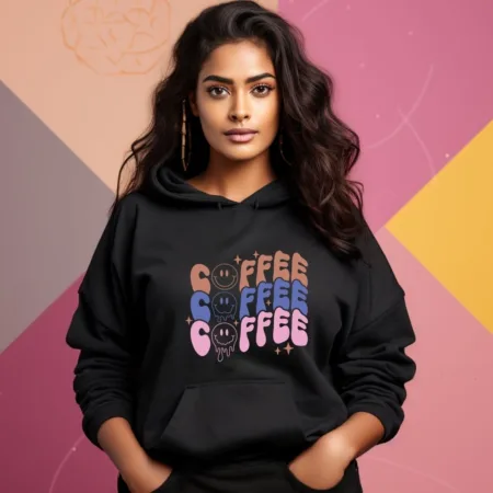 Women's Coffee Graphics Printed Hoodies