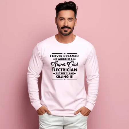 Men's Electrician Graphics Printed Sweatshirts