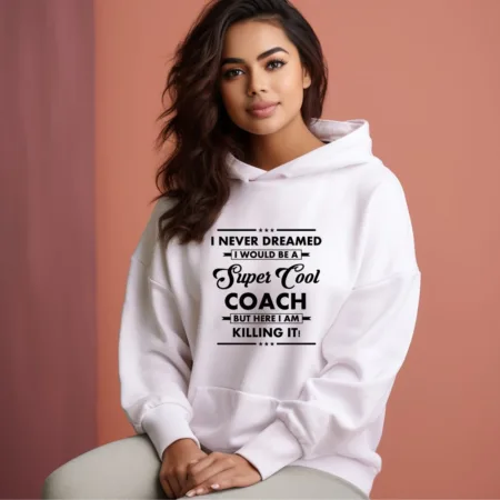 Women's Coach Graphics Printed Hoodies