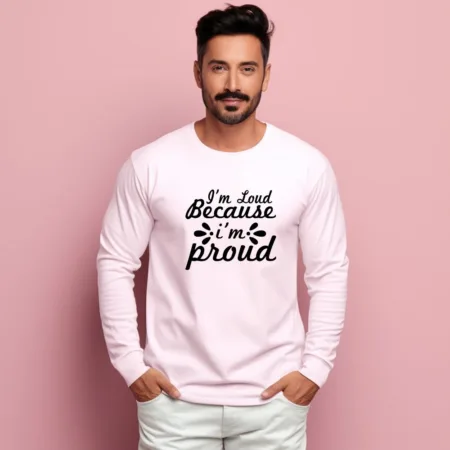 Men's Im Loved  Graphics Printed Sweatshirts