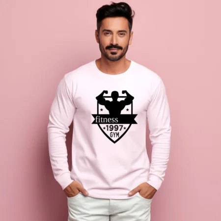 Men's Fitness 1997 gym Graphics Printed Sweatshirts