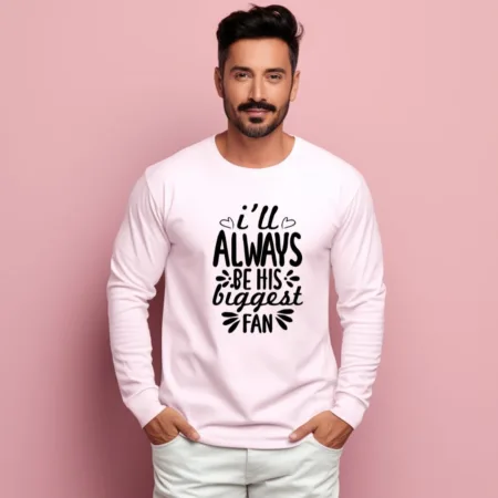 Women's Always be his biggest Graphics Printed Sweatshirts