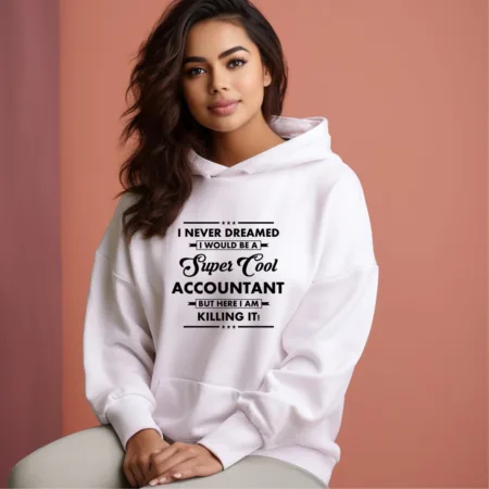 Women's Accountant Graphics Printed Hoodies