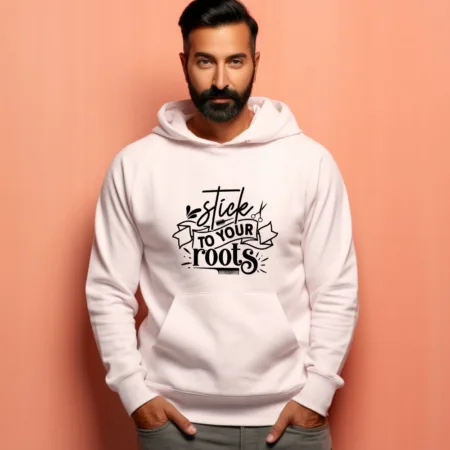Men's Stick To Your Roots Graphics Printed Hoodies