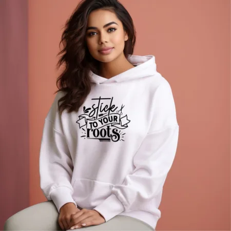 Women's Stick To Your Roots Graphics Printed Hoodies