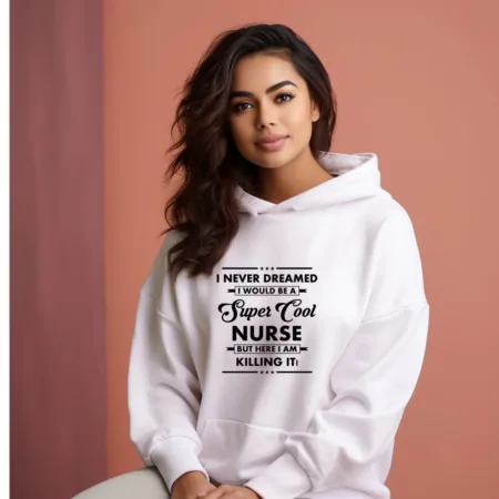 Women's Nurse Graphics Printed Hoodies
