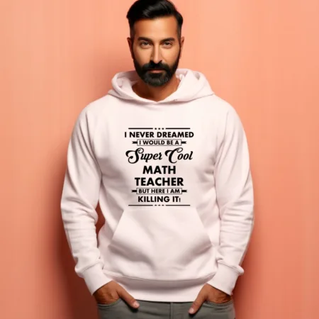 Men's Math Teacher Graphics Printed Hoodies