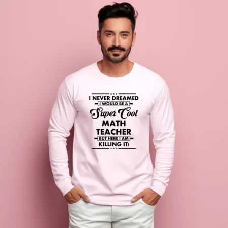 Men's Math Teacher Graphics Printed Sweatshirts