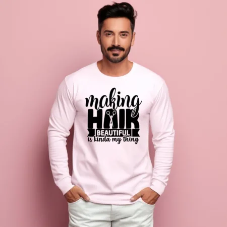 Men's Making Hair Beautiful Graphics Printed Sweatshirts