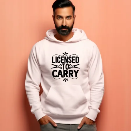 Men's Licensed To Carry Graphics Printed Hoodies
