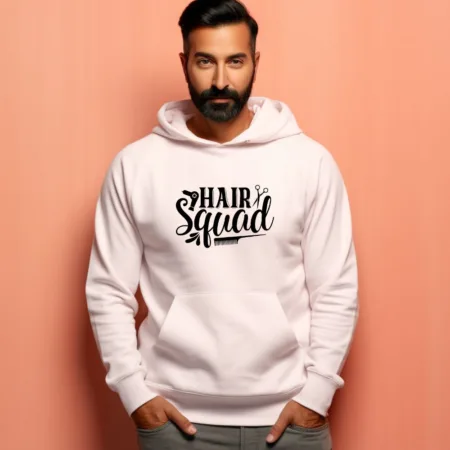 Men's Hair Squad Graphics Printed Hoodies