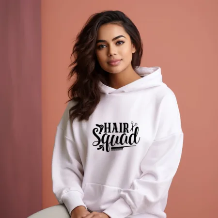 Women's Hair Squad Graphics Printed Hoodies