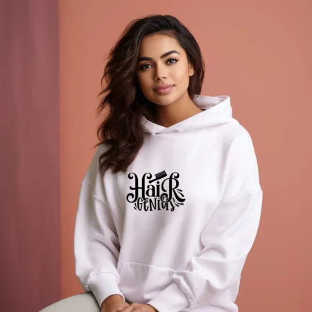 Men's Hair  Design Printed Oversized T-Shirt