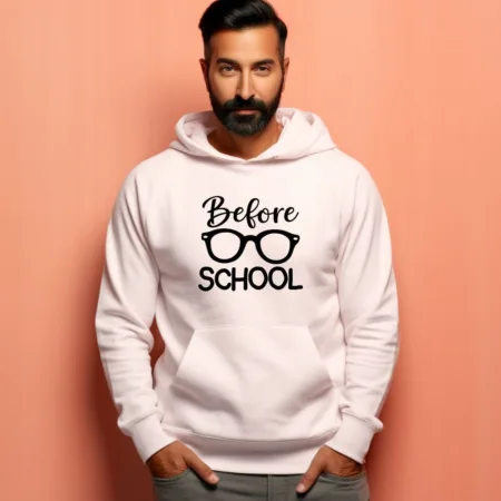 Men's Before School Graphics Printed Hoodies