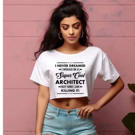 Women's Architect Graphics Printed Crop Tops