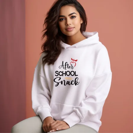 Women's After School Snack Graphics Printed Hoodies