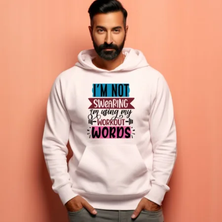 Men's I am not Swearing Graphics Printed Hoodies
