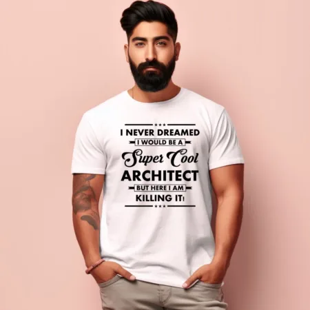 Men's Architect Design Printed T-Shirt
